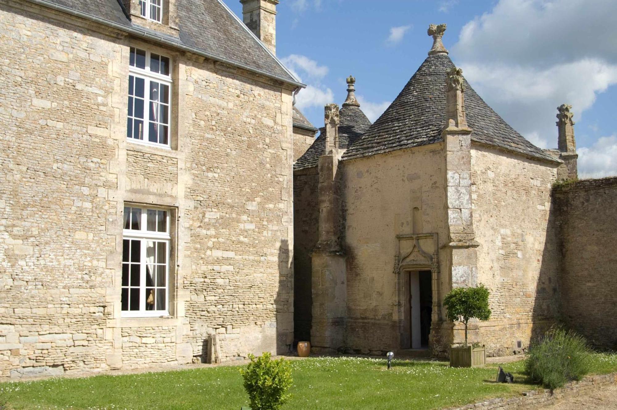 Manoir de L'Hermerel Géfosse-Fontenay Buitenkant foto